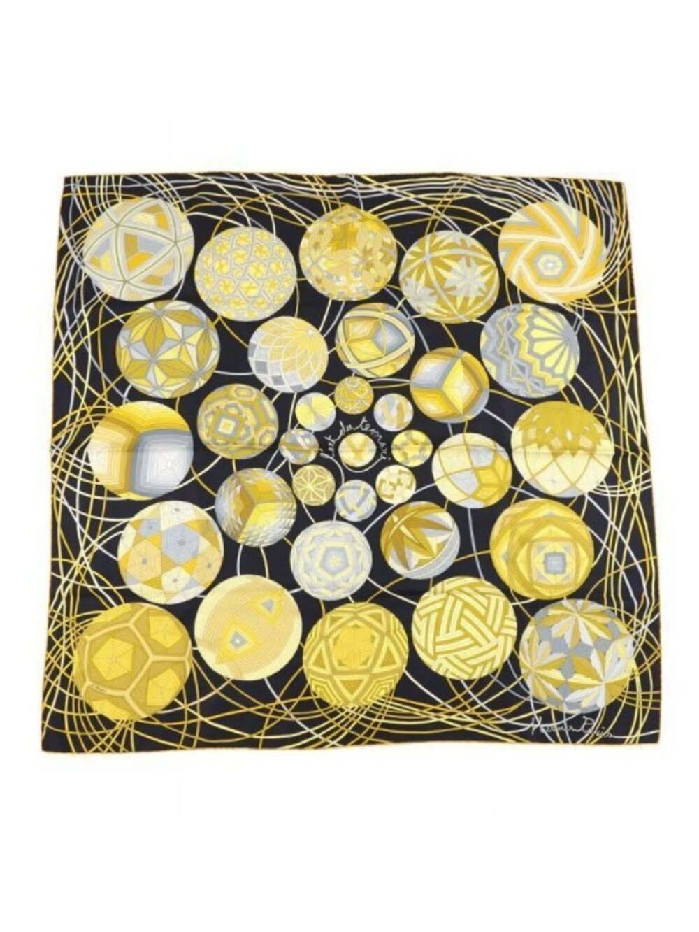 Hermes Carre 90 L'art du Temari Scarf